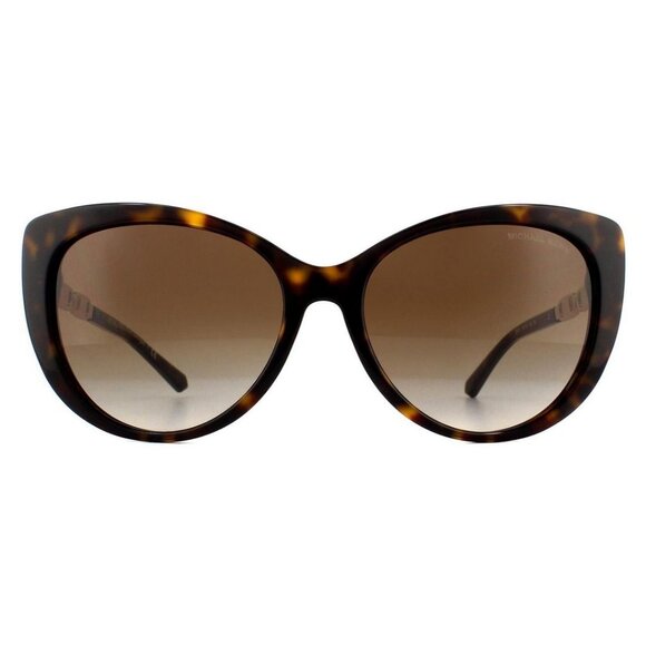 Michael Kors Cat Eye Dark Tortoise Brown Sunglasses MK2092-300613(56) MSRP212